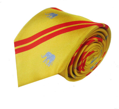 

Rossini Striped Men's Tie, Yellow