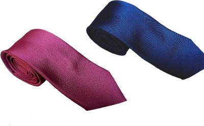 WSD Solid Tie(Pack of 2) Flipkart