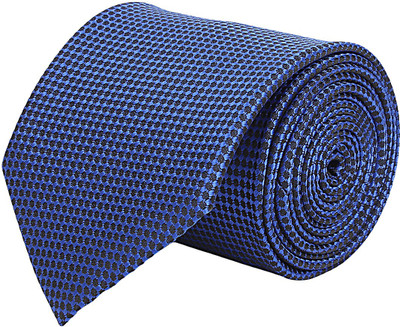 

CorpWed Embroidered Charm Embroidered Men's Tie, Black;blue