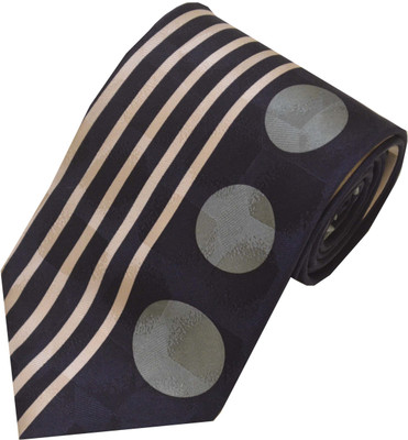 

Sakshi International Printed Tie, Red & blue