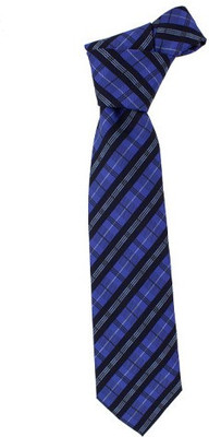 

Maesta MTIE123 Geometric Print Men's Tie, Blue