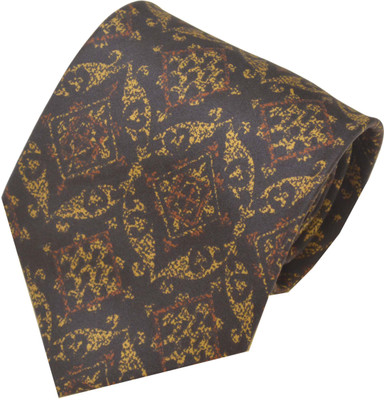 

Sakshi International Printed Tie, Black