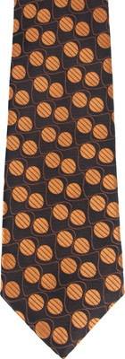 

Aztek Polka Print Tie, Orange