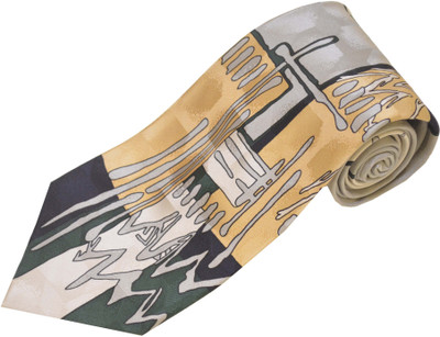 

Sakshi International Printed Tie, Multi