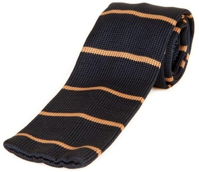 

The Vatican Striped Men's Tie, Black;grey