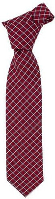 

Maesta Solid Color Necktie Solid Men's Tie, Maroon