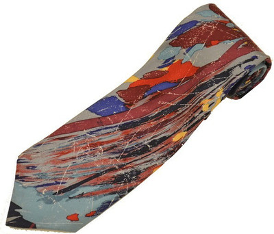

Sakshi International Premium Italian Silk Collection Printed Men's Tie, Multicolor