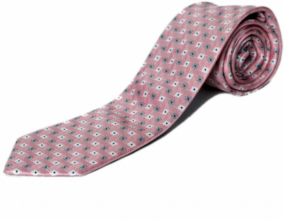 

Blacksmith Self Design Men's Tie, Pink