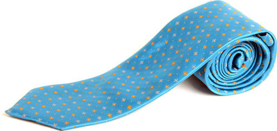 

Just Differ Woven Men's Tie, Light blue;white;yellow