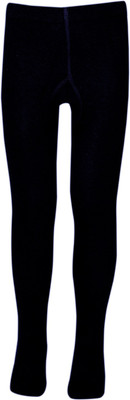 Supersox Solid Girls Dark Blue Tights