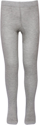 

Supersox Solid Baby Boys & Baby Girls Grey Tights