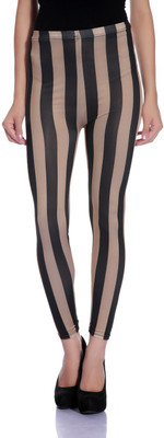 

Glam Quotient Printed Women's Gold Tights
