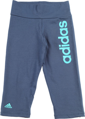 

ADIDAS Printed Girls Dark Blue Tights, Minblu/vivmin