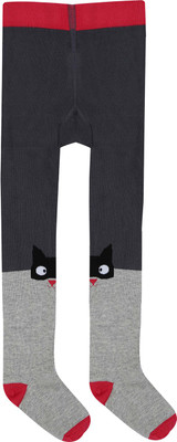 

Life by Shoppers Stop Solid Girls Grey Tights, Grey melange