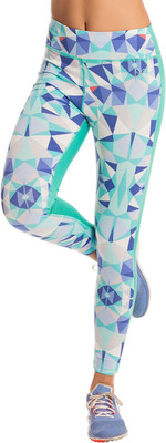 

PrettySecrets Geometric Print Women' Multicolor Tights, Blue;multi colour / print
