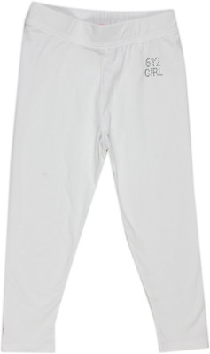 

612 League Solid Girl's White tight
