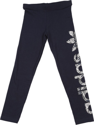 

ADIDAS Solid Girl's Black Tights, Legink/icepur/black