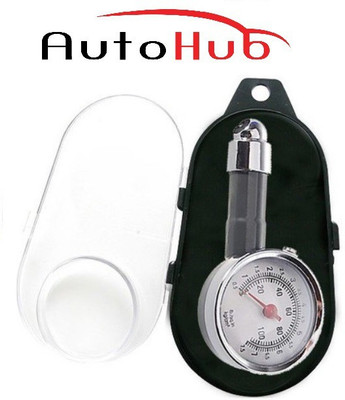 

Auto Hub Analog Tire Pressure Gauge with Box Covering TPG 01(100 PSI)