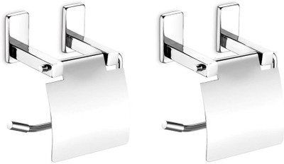 

Dazzle Stainless Steel Toilet Paper Holder(Lid Included)
