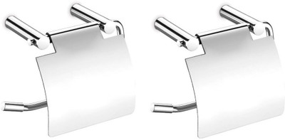 

Dazzle Stainless Steel Toilet Paper Holder(Lid Included)