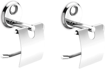 

Dazzle Stainless Steel Toilet Paper Holder(Lid Included)
