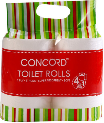 CONCORD NA Toilet Paper Roll(2 Ply, 350 Sheets)