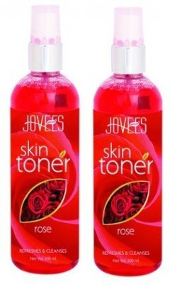 Jovees Skin Toner - Rose (Pack of 2)(400 ml)