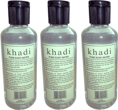 

Khadi Herbal Pure Rose water pack of 3 pcs(630 ml)