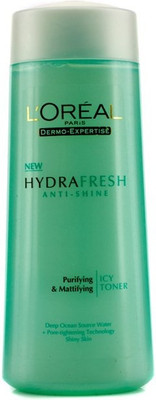L'Oreal Paris Hydra Fresh Anti-Shine Purifying & Refining Toner(200 ml)