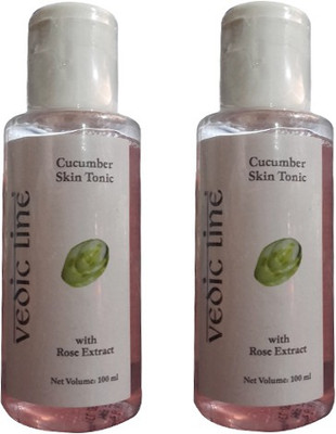 

Vedic Line Cucumber Skin Tonic Pack of 2(100 ml)