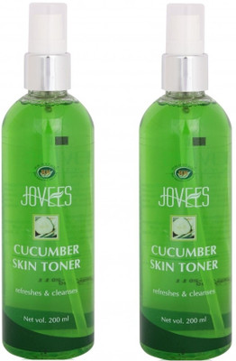 

Jovees Skin Toner - Cucumber (Pack of 2)(400 ml)