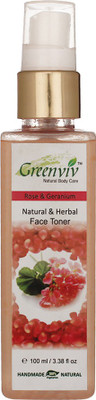 

Greenviv Natural & Herbal Toner - Rose & Geranium(100 ml)