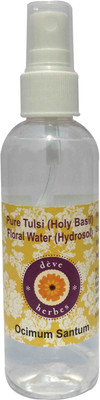 

Deve Herbes Natural Holy Basil Floral Water (Hydrosol) 100ml - Ocimum Santum(100 ml)