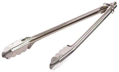 

Update International ST-12LR St12Lr 180 Stainless Steel Spring Tongs With Locking Ring
