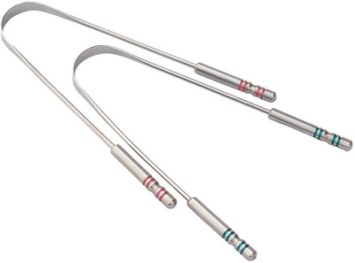 

Health And Yoga Stainless Steel Tongue Cleaner(Pack of 2)