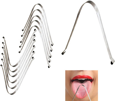 

Styler Stainless Steel Tongue Cleaner(Pack of 12)