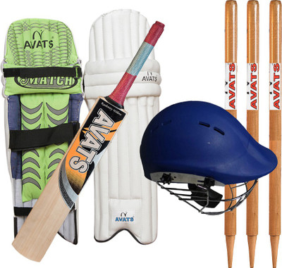 

Avats Set Of Sanghara Helmet Pad Bat Stump Cricket Cricket Kit