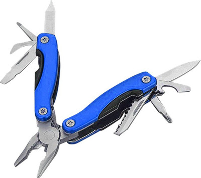 

Empreus Folding Mini Pliers With 9 Tools Camping & Hiking Safety Toolkit