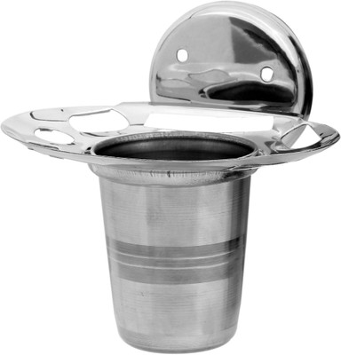 

Ramani Stainless Steel Toothbrush Holder(Silver, Wall Mount)