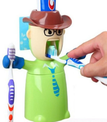 

Swadec Plastic Toothbrush Holder(Green, Orange, Blue, Wall Mount), Blue;green;orange