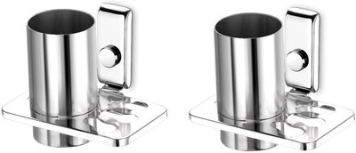 

dazzle Opal Stainless Steel Toothbrush Holder(Steel, Wall Mount)