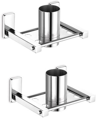 

dazzle Emerald Stainless Steel Toothbrush Holder(Steel, Wall Mount)