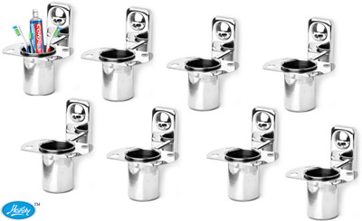 

Handy Stainless Steel Toothbrush Holder(Wall Mount)