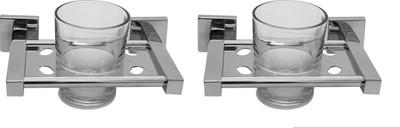

Klaxon Kristal 102 Tumbler Stainless Steel Toothbrush Holder(Silver, Wall Mount)
