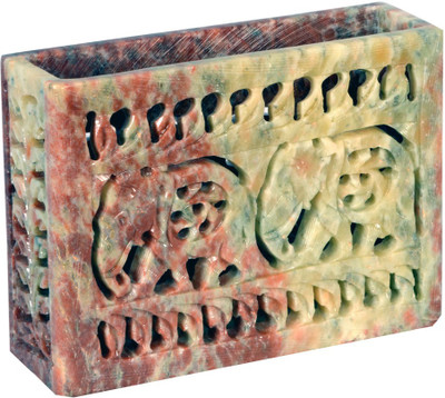 

Avinash Handicrafts Stone Brush Holder 3x4 inch carved Stoneware Toothbrush Holder(Multicolor)