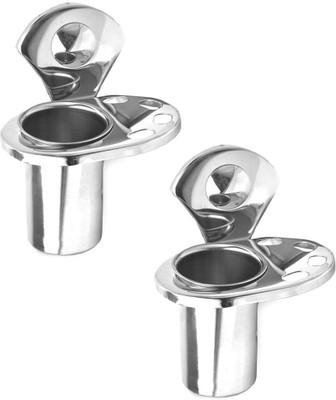 

Jen Set of 2 Stainless Steel Toothbrush Holder(Silver, Wall Mount)