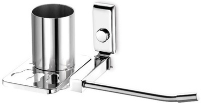 

dazzle with Napkin Stainless Steel Toothbrush Holder(Steel, Wall Mount)