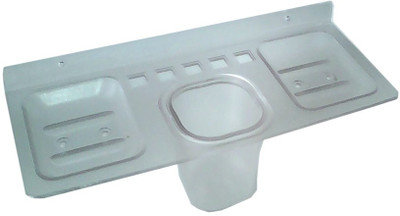 

Poly World Crystal Toothbrush Holder(White)
