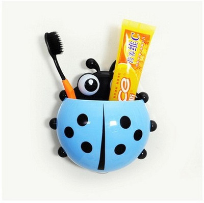 

Royalifestyle Plastic Toothbrush Holder(Blue, Wall Mount)