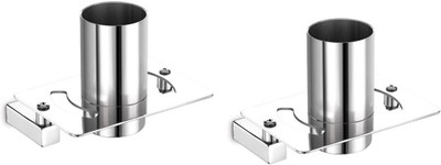 

dazzle Turquose Stainless Steel Toothbrush Holder(Steel, Wall Mount)